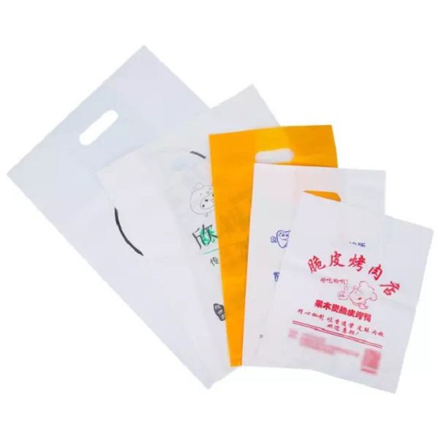Die Cut Handle Plastic Bags